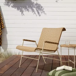West Elm Emma Chamberlain Woven Outdoor Lounge Chair