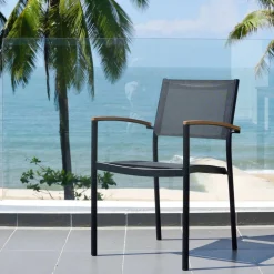 West Elm Endric Outdoor Dining Chairs (Set of 4)