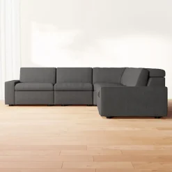 West Elm Enzo 5-Piece L-Shaped Reclining Sectional (114")