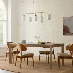 West Elm Essex Marble Dining Table (72")