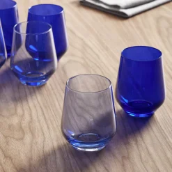 West Elm Estelle Colored Glass Two-Tone Wine Glasses