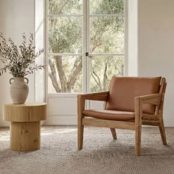 West Elm Esti Round Side Table (20")