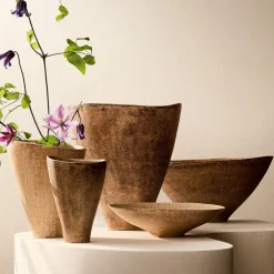 West Elm Eula Metal Decorative Bowls