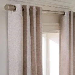 West Elm European Flax Linen Blackout Grommet Curtain