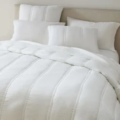 West Elm European Flax Linen Comforter & Shams