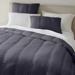 West Elm European Flax Linen Comforter & Shams