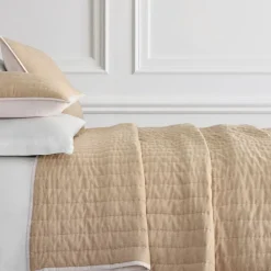 West Elm European Flax Linen Cotton Pick Stitch &