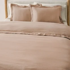 West Elm European Flax Linen Merrow Edge Duvet Cover & Shams