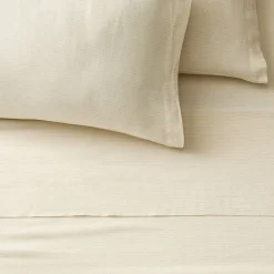 West Elm European Flax Linen Sheet Set