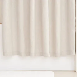 West Elm European Flax Linen Shower Curtain