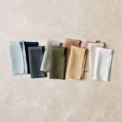 West Elm European Linen 20" x 20" Napkin Set
