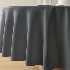 West Elm European Linen Round Tablecloth