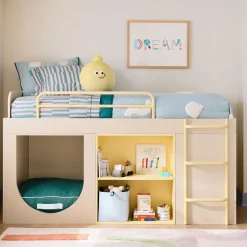 Kids West Elm Eva Chen Lofted Bed w/ Reading Nook
