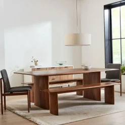 West Elm Extra Deep Anton Solid Wood Dining Table (86")