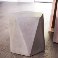 West Elm Faceted Outdoor Side Table (18")