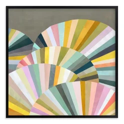 West Elm Fan Out Framed Wall Art by Minted for