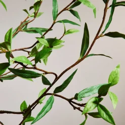 West Elm Faux Green Leaf Branch