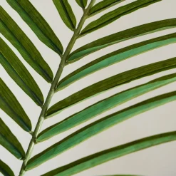 West Elm Faux Green Palm Leaf Branch