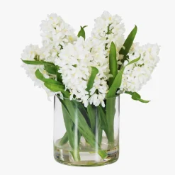 West Elm Faux Hyacinth Bouquet w/ Vase