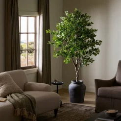 West Elm Faux Potted Aralia Tree