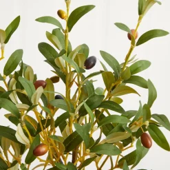 West Elm Faux Potted Tabletop Olive Tree - Set of 2