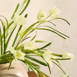 West Elm Faux Snake Head Lily Branch