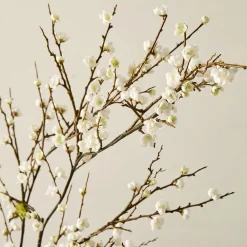 West Elm Faux White Blossom Branch