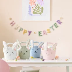 West Elm Felt Bunny Easter Bucket