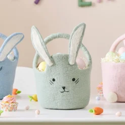 West Elm Felt Bunny Easter Bucket