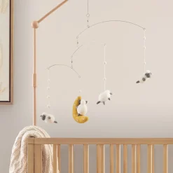 Kids West Elm Felt Counting Sheep Mobile