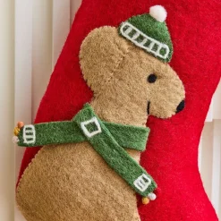 West Elm Felt Dog Stocking