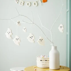 Kids West Elm Felt Ghosts Hanging Decor