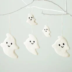 Kids West Elm Felt Ghosts Hanging Decor
