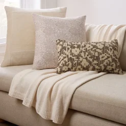 West Elm Fem Florals Pillow Cover & Throw Set