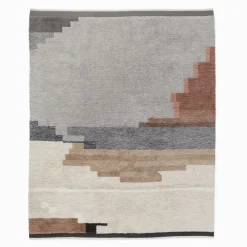 West Elm Fieldscape Shag Wool Rug