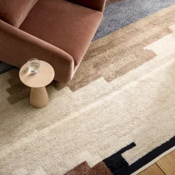 West Elm Fieldscape Shag Wool Rug