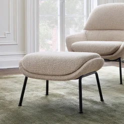 West Elm Fillmore Mid-Century Ottoman