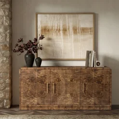 West Elm Finlo Burled Buffet (65")
