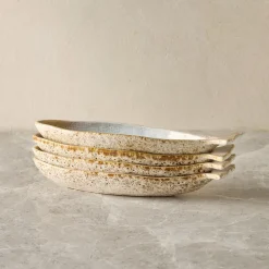 West Elm Fish Stoneware Dip Bowls (Set of 4)