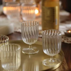 West Elm Fleck Kira Wine Glasses (Set of 4)