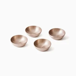 West Elm Fleck Luxe Kansa Dip Bowls (Set of 4)