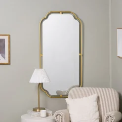 West Elm Floating Frame Long Wall Mirror