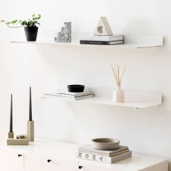 West Elm Floating Lines Single Shelves - White
