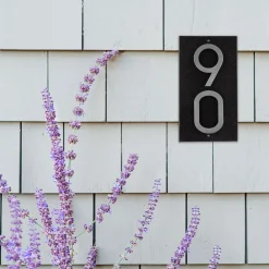 West Elm Floating Stand-Off Vertical Number Sign
