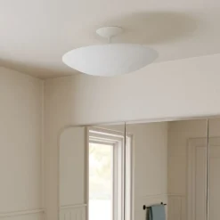 West Elm Florent Flush Mount (18")