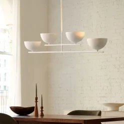West Elm Florent 2-Tier 4-Light Chandelier