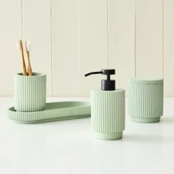 West Elm Fluted Concrete Bath Accessories