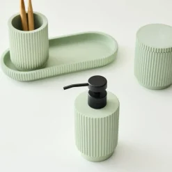 West Elm Fluted Concrete Bath Accessories