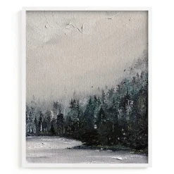 West Elm Fog & Forest Framed Wall Art by Minted for