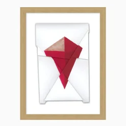 West Elm Folding Lines Framed Wall Art